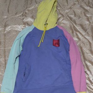 Teddy Fresh Colorblock hoodie 'Pastel" Size Small